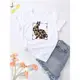 women t shirt new clothes 23 print summer leopard cute tee