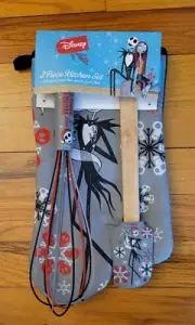 3 Piece "Nightmare Before Christmas" Kitchen Set~Oven Mitt, Spatula, Whisk *NEW*
