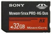 32GB Sony Memory Stick PRO-HG Duo HX High-Speed Memory Card for Sony Devices