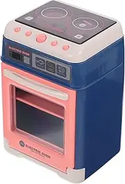 FELTECHELECTR Cartoon Design Mini Oven Toy for Boys and Girls Home Appliance Plaything