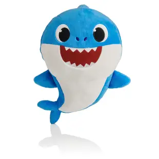 【正版】Pinkfong 碰碰狐 Baby Shark 藍色鯊魚爸爸發聲絨毛娃娃 鯊魚寶寶家族會唱歌安撫毛絨玩偶玩具禮物