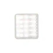 LED Autolamps Reversing Light with 25 White LED 12-24 Volt Boxed Lens Only