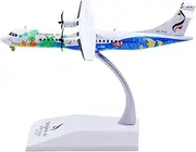 Pre-Built Model Aircraft 13CM for Bangkok Airways ATR72-500 HS-PGG 1:200 Finished Airplane Replica Highly Detailed Airliner Model Miniature Airplane Model