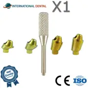 1x Angulated 17° Multi Unit 1.4 Screw Adapter Head Dental Fixture Int Hex 2.42mm