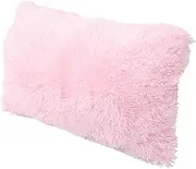 2pcs Fluffy Decorative Pillow Covers Soft Plush Cushion Cases for Pillows Exquisite Craftsmanship Chic Design Holiday Present