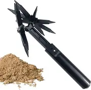 Hand Tiller | Small Handheld Tiller,Portable Soil Cultivator, Multipurpose Gardening Tool for Yard Farming Vegetable Landscaping