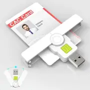 USB Mini Foldable Smart CAC Reader, USB DOD Military USB Common Access CAC Smart
