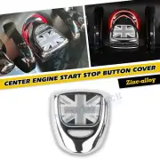 Push Start Button Cover For Mini Cooper F56 F55 F57 F54 F60 Grey Flag Union Jack (for: Mini)