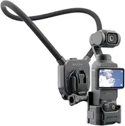 Neck Mount Compatible with DJI Osmo Pocket 3, Solid Aluminum Ring Cycling Fishing First Person Perspective Shooting vlog