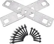 Xuanqingyi Store Exhaust Manifold Gasket Bolts And Bolts 03-08 Compatible With Ram Compatible With Magnum Compatible With Aspen 5.7