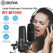 NEW BOYA BY-M1000 Large Diaphragm Condenser Microphone for Camera Video Recorder