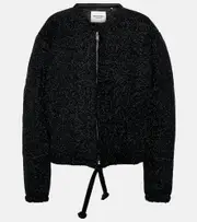 [Marant Etoile] Marant Etoile Atala velvet jacket AU 12 black