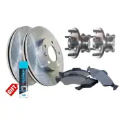 Rear Wheel Bearing Hub Ass + Brake Rotor Pad Kit for Toyota Camry ACV36 MCV36