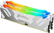 Kingston Fury Renegade 32 GB (2 x 16 GB) RGB CL32 XMP 6400MT/s DDR5 Desktop Gaming RAM Memory, White