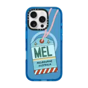 iPhone 16 Pro Impact Case MagSafe Compatible Melbourne Travel Tag