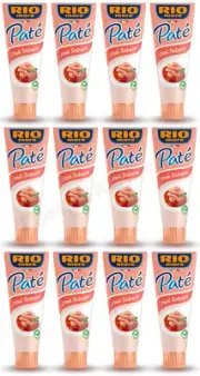12 RIO MARE Pink Salmon Pate Snacks Spreadable Tubes Made in Italy 100g 3.5oz