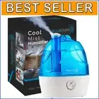 Compact 6L Cool Mist Humidifier for Bedroom with Touch Control & Quiet Operation