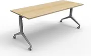 Rapidline Flip Top Table, Natural Oak, 1800 mm Width x 750 mm Depth
