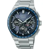 在飛比找momo購物網優惠-【SEIKO 精工】黑標 Astron GPS衛星定位 雙時