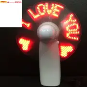 Mini Night Light Handheld Fan Electric Fan Portable Desktop Battery Mini Customi