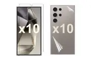 10 Set Tempered Glass Screen Protector for Samsung Galaxy S24 ULTRA Front and Back Soft Film