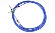 ABA-CABLE-18-GY Outboard Engine Remote Control Throttle Shift Cable 18ft?for Yamaha Boat Motor Steering System 5.486m Blue