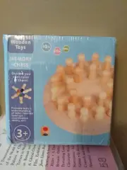 Waldorf Baby Wooden Toys Montessori - Memory Chess For Children Educational Game