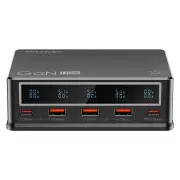 Blitzwolf® BW-i9 110W 5-Port USB PD Digital Display Desktop Charger 3USB-A+2USB-C PD3.0 QC3.0 PPS AFC FCP SCP PE APPLE F