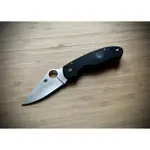 SPYDERCO PARA 3 輕量 FRN柄折刀  CTS-BD1N鋼  C223PBK