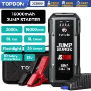 Automatic Portable Jump Starter Car Battery Pack Booster Jumper Charger 12V AU