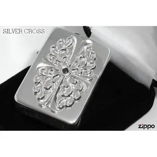 【瑞棋精品名刀】日系 Zippo SILVER CROSS #23M-CROBK