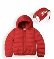 Size 6 Epic Threads Packable Pals Red Kids Coat with Storage Bag NWT