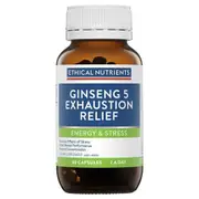 Ethical Nutrients Ginseng 5 Exhaustion Relief 60 Capsules