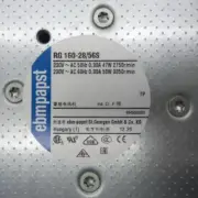 Ebm-Papst 230V 47W Radial Blower RG160-28/56S