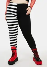 [Current Mood] Plus Conjured Up Two Tone Leggings