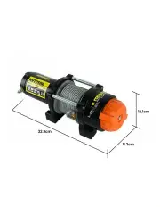 [Novawinch] T Series 12V Electric Winch 1133KG 2500LBS in Black