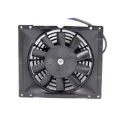 TDR Radiator Thermo Electric Water Cooler Cooling Fan 12V Quad Dirt Bike ATV Buggy Go Kart 200cc 250cc Chinese Engine Zongshen Lifan Mounting Cable Dimensions Replacement Part