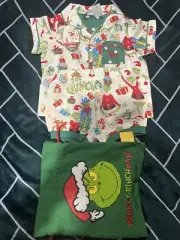 Peter Alexander Christmas Grinch pj set Baby size 6-12 Months BNWT