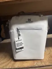 New Stanley All Day Madeleine Midi Cooler Backpack 20 Can 14.0 QT 13.2 L Cream