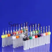 5pcs 0.1-1.2mm Wood Carbide Alloy 3.175mm Drill Bits Micro Engraving CNC PCB