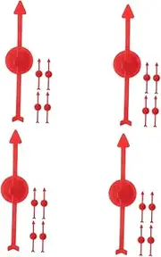 ifundom 20 Pcs Rotating Plastic Pointer Board Game Arrow Arrows Accessories Plastic Spinners Arrows Spinners Replacement Turntable DIY Accessory Plastic Pointers Plastic Arrows Spinners