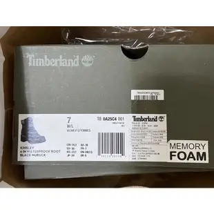 Timberland 黑 高跟 防水 正版女靴 7號鞋 （23.5-24cm)