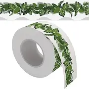 KALLORY Bulletin Board Border 1 Roll of Blackboard Border Trim Tree Pattern Removable Reusable School Decorative Stickers