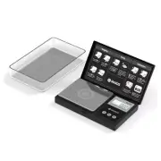 Precision Pocket Scale 500g x 0.01g, Digital Gram Scale with Tray, Small Black