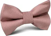 [OTAA] Antique Dusty Rose Weave Kids Bow Tie Rose Antique Dusty Rose Weave Kids Bow Tie