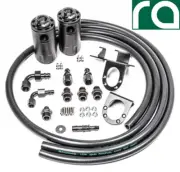 Radium 20-0240-FL Dual Oil Catch Can Kit Fluid Lock for Toyota Tundra 2007-2021