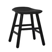Modern Furniture Modern Furniture 39x49cm Hetty Stool - Black Ash Veneer
