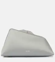 [The Attico] The Attico 8.30PM satin clutch One Size grey