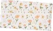 ULDIGI Washable Bassinet Mattress Pad Diaper Changing Pad Protector for Comfortable Breathable Cute Floral Design for Cradle Changing Table