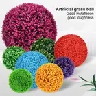 Faux Greenery for Home Realistic Artificial Grass Ball Decor Wedding Party